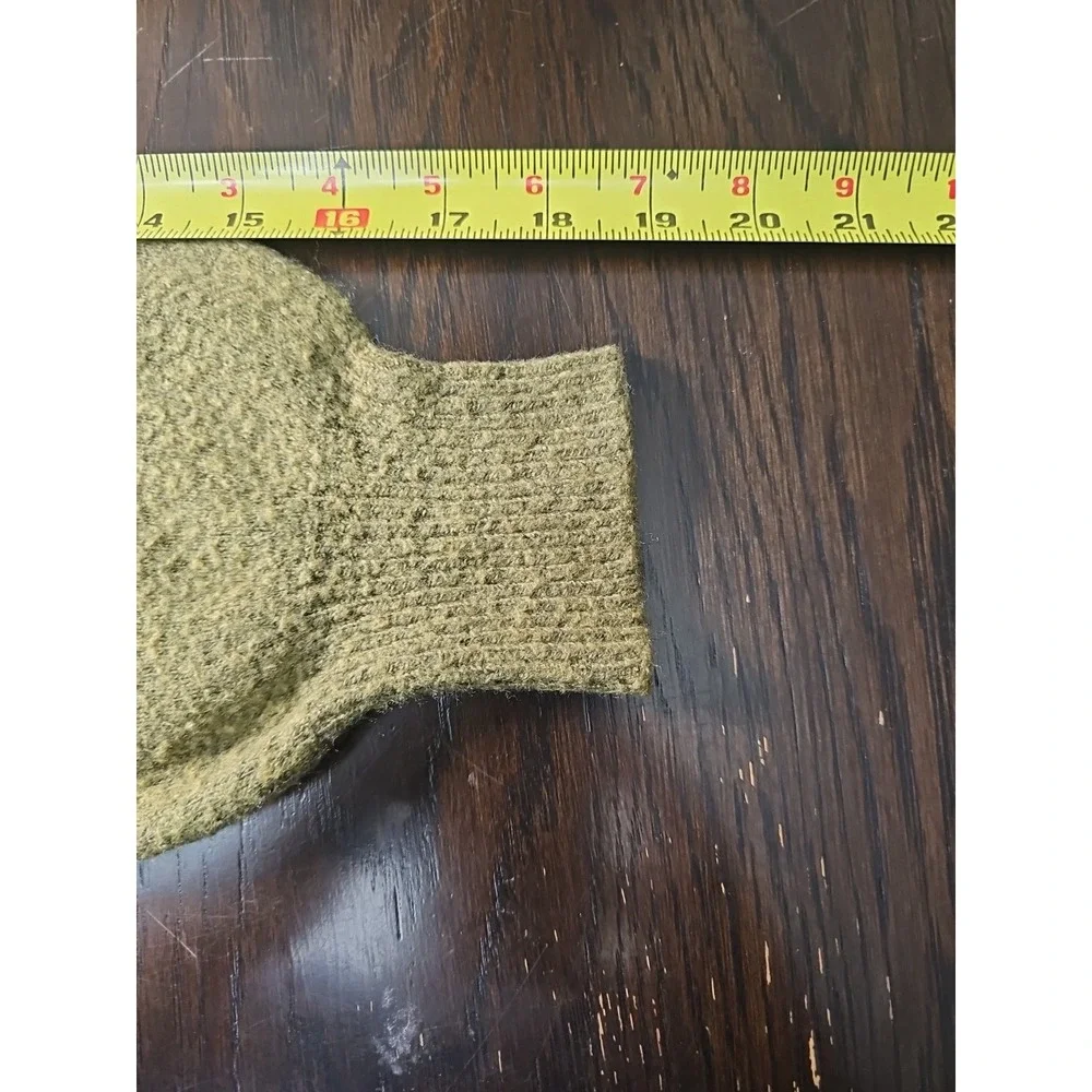 Ann Taylor LOFT Pullover Sweater Knit‎ S Green Long Sleeves Warm Soft